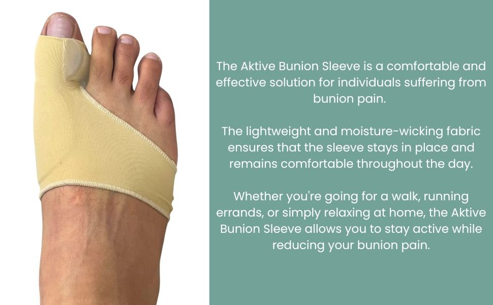 aktive Bunion sleeve features