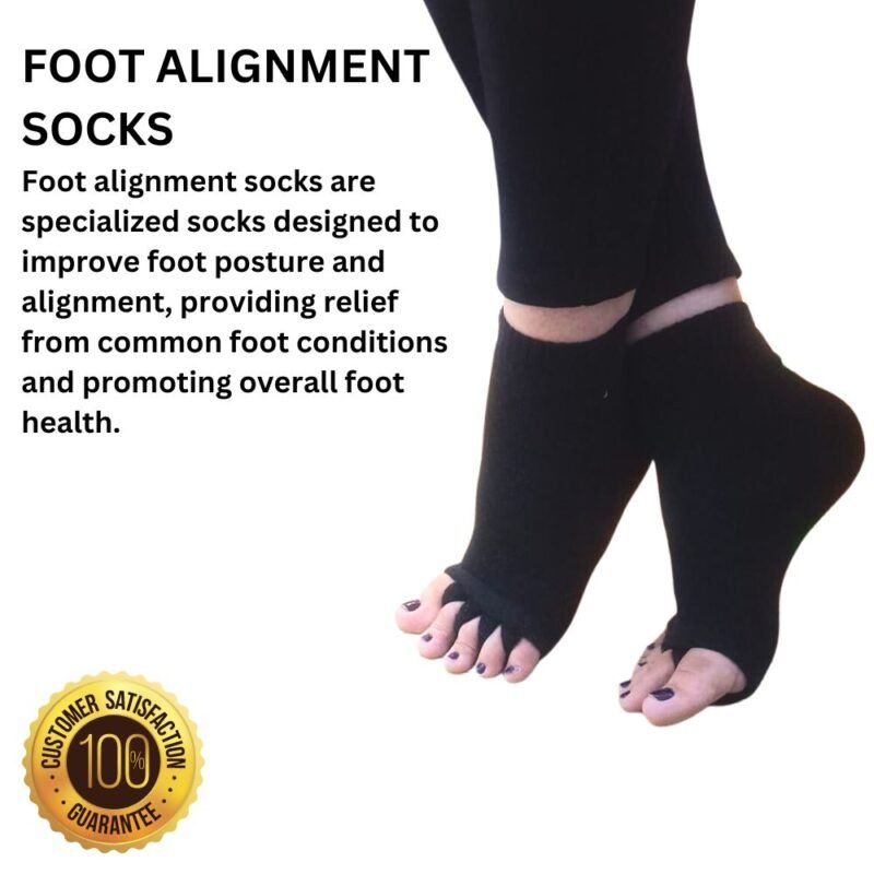 toe alignment socks navy